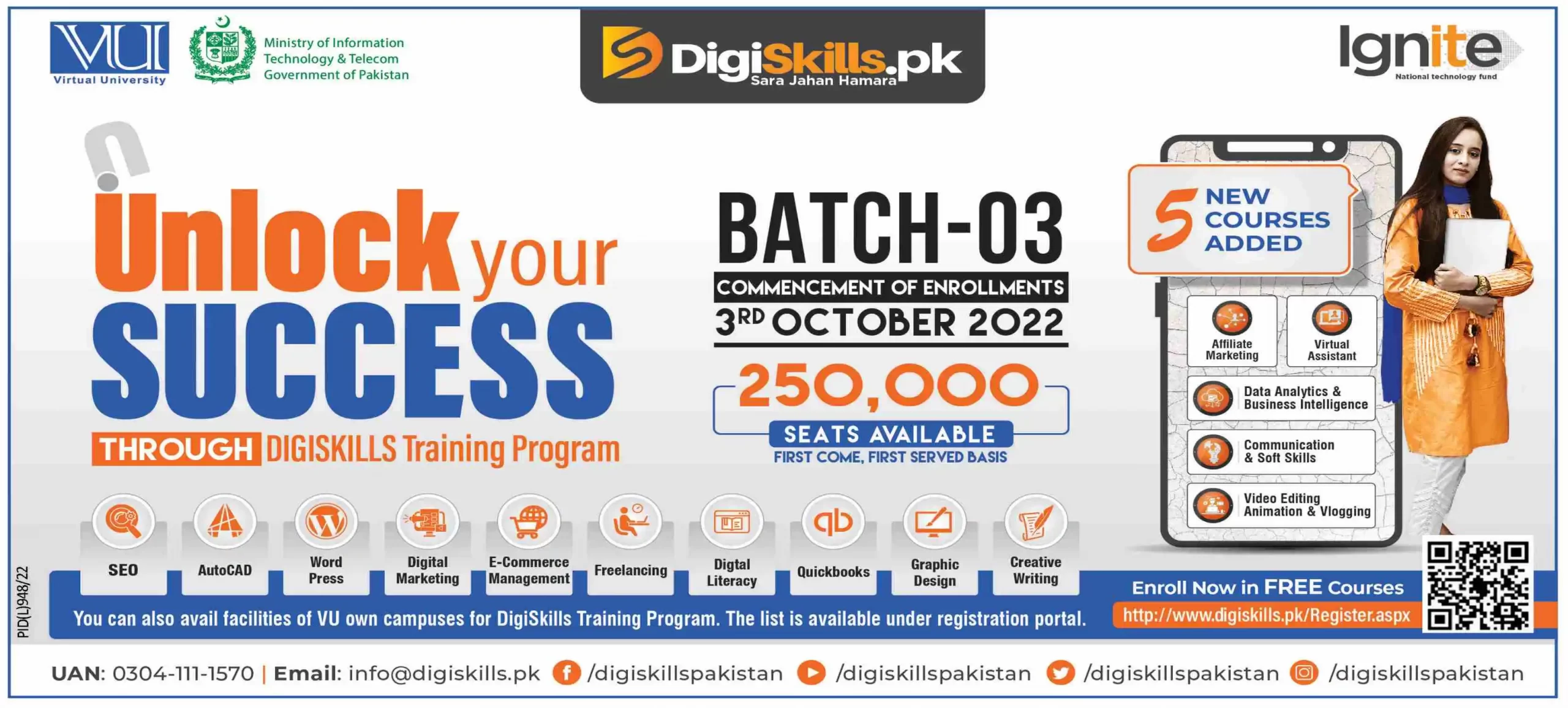 DigiSkills Course Registration For Batch-5 Enrollment 2023